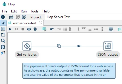 Hop Pipeline Web Service